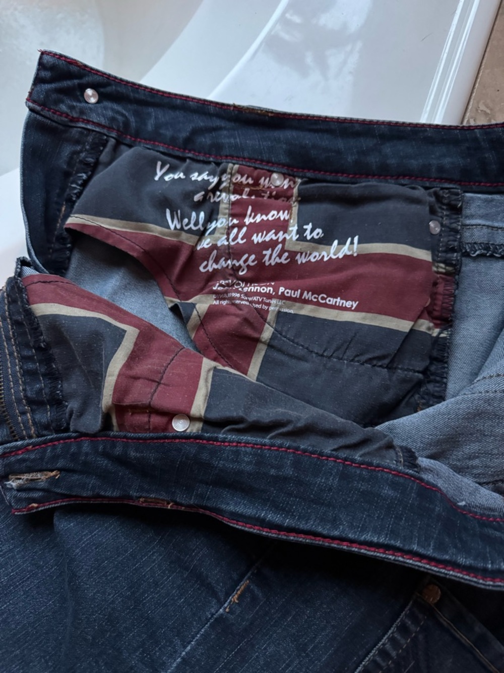 Liverpool Jeans Company Slate Blue Stretch Jeans Boot Cut